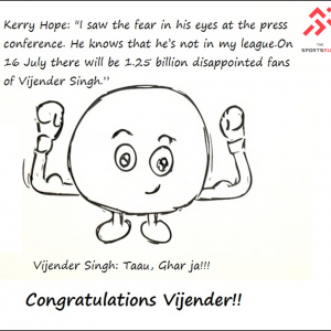 Vijender Singh crushes Hope