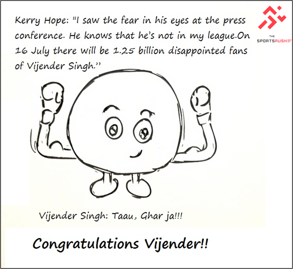 Vijender Singh crushes Hope