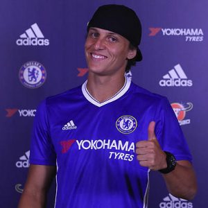 COBHAM, ENGLAND - AUGUST 31: David Luiz is unveiled as Chelsea's new signing at Chelsea Training Ground on August 31, 2016 in Cobham, England. (Photo by Chelsea Football Club/Chelsea FC via Getty Images)