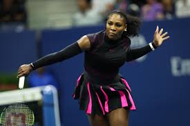 Serena Williams battles it out