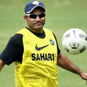Sehwag congratulates the U-17 Indian Football Team