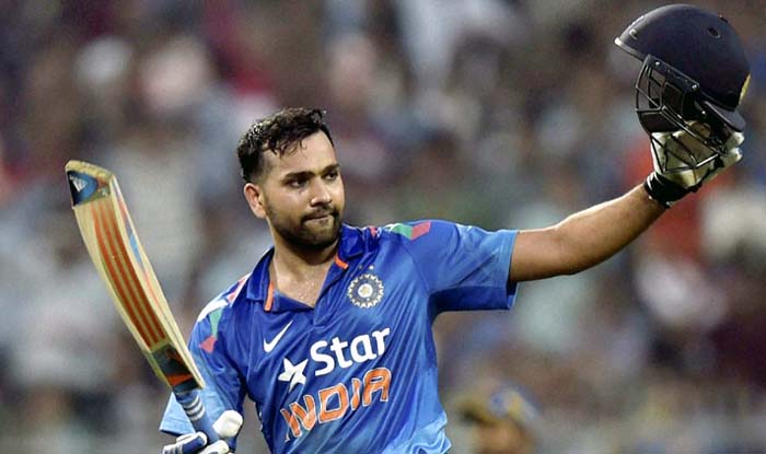 Rohit Sharma hits the ball out of the ground Source: India.com