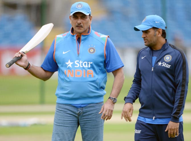 Ravi Shastri lashes out at MS Dhoni's critics