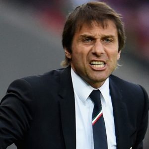 Antonio Conte gets sent off