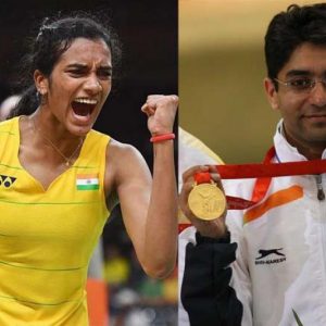 PV Sindhu and Abhinav Bindra Source: India TV