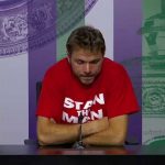 Stanislas Wawrinka is distraught