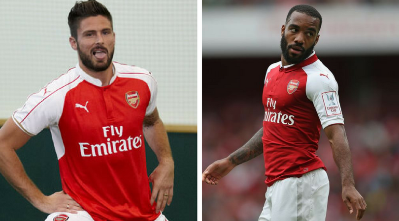 Olivier Giroud or Alexander Lacazette