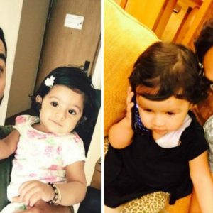 Virat Kohli and Ziva Dhoni