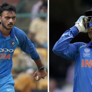 MS Dhoni's valuable tips to Axar Patel
