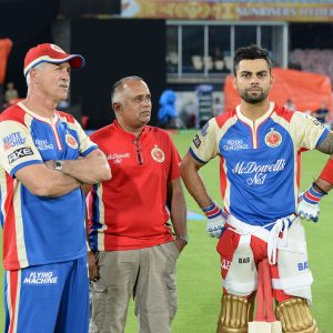 Ray Jennings and Virat Kohli