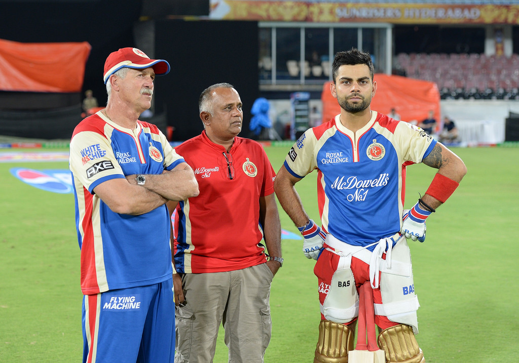 Ray Jennings and Virat Kohli