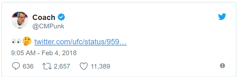 CM Punk eyes UFC return