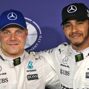Bottas and Hamilton