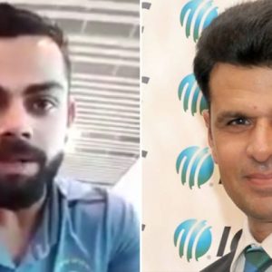 Virat Kohli and Aleem Dar Source: IndiaTimes