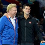 Boris Becker and Novak Djokovic