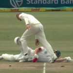 Nathan Lyon dropping the ball on AB de Villiers