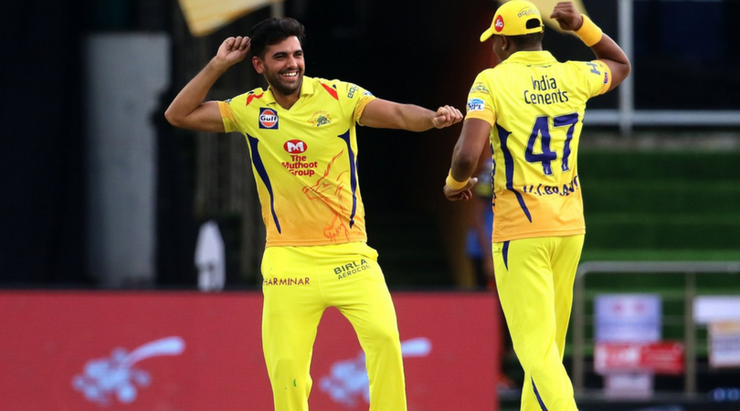 Deepak Chahar back in training