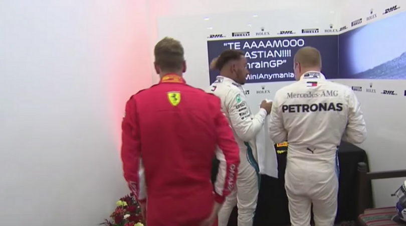 Hamilton calls Verstappen a dickhead