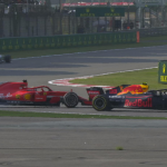 Verstappen spins Vettel Source: Twitter
