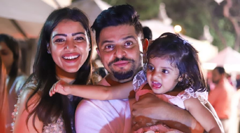 MS Dhoni, Harbhajan Singh and other CSK stars grace the 2nd birthday bash of Gracia Raina