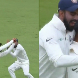 Kohli's catch to dismiss Pope