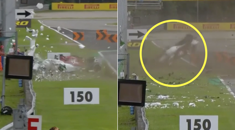 Ericsson involved in massive crash