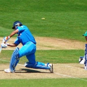 MS Dhoni practices ahead of Asia Cup
