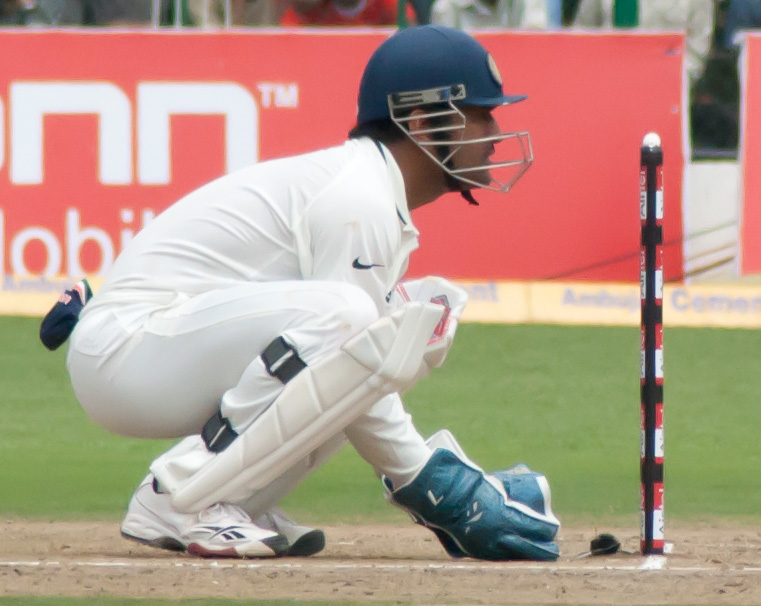 MS Dhoni stumps Shahidi