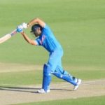 Rohit Sharma signals the crowd to chant 'India India'