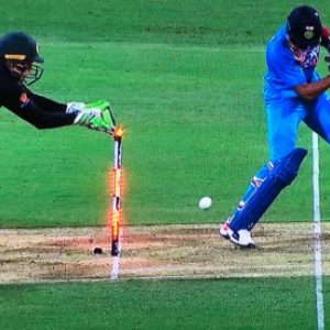 Twitter reactions on Alex Carey appealing for hit-wicket