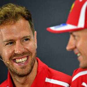 "He's probably at Michael Schumacher's house having a drink!": Watch Sebastian Vettel do a near perfect impression of Kimi Raikkonen at the Autosport Awards