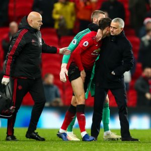 Victor Lindelof puts an incredible effort