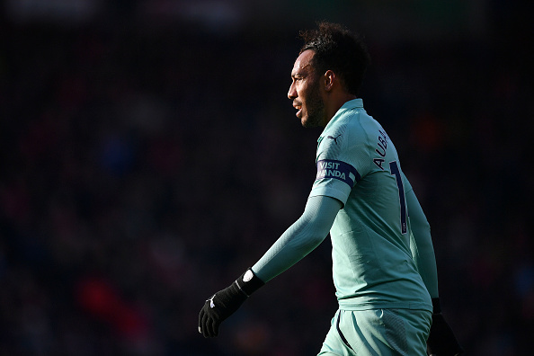 Aubameyang on Tottenham