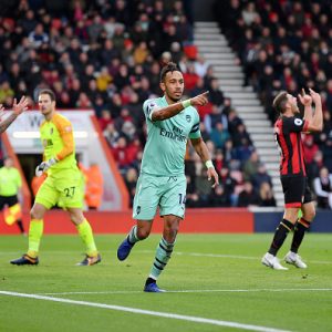 Aubameyang 'super' celebration