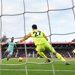 Aubameyang goal vs Bournemouth