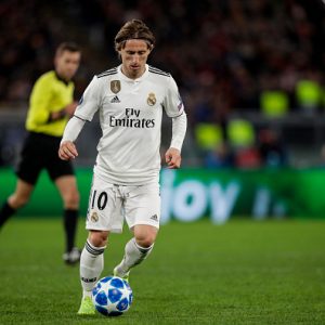 Modric-Vinicius jr. training session