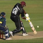 Pollard and Bumrah almost bang into each other