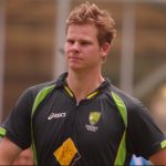 Steve Smith plays the helicopter shot