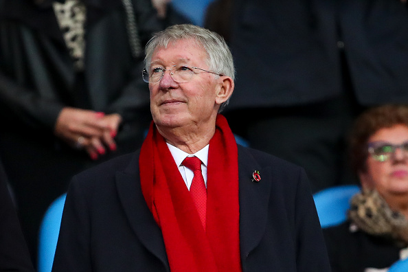 Sir Alex Ferguson shakes head