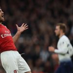 Sokratis on Harry Kane