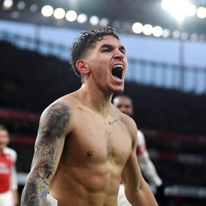 Lucas Torreira tackle vs Tottenham