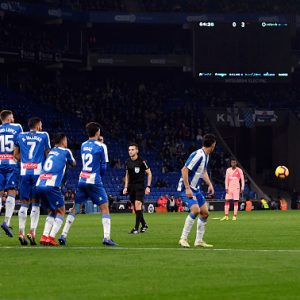 Messi free-kick vs Espanyol