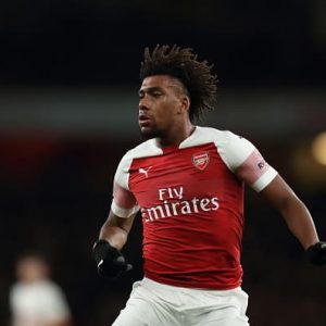Alex Iwobi's reaction at being subbed