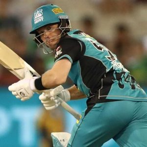 Jimmy Peirson's six hits a spectator