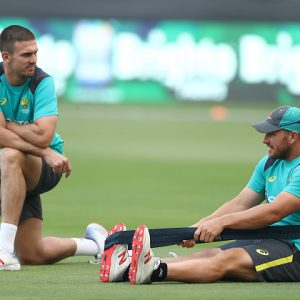 Aaron Finch and Mitchell Marsh dropped