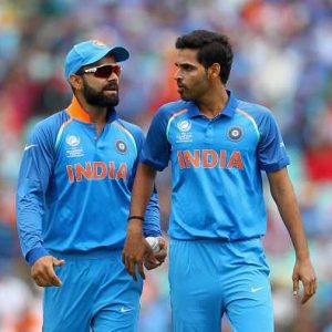 Bhuvneshwar Kumar dismisses Aaron Finch