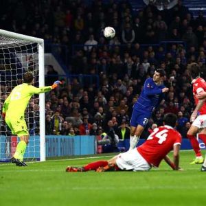 Alvaro Morata miss in FA Cup