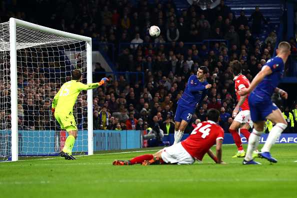 Alvaro Morata miss in FA Cup