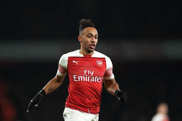 Aubameyang on Lacazette