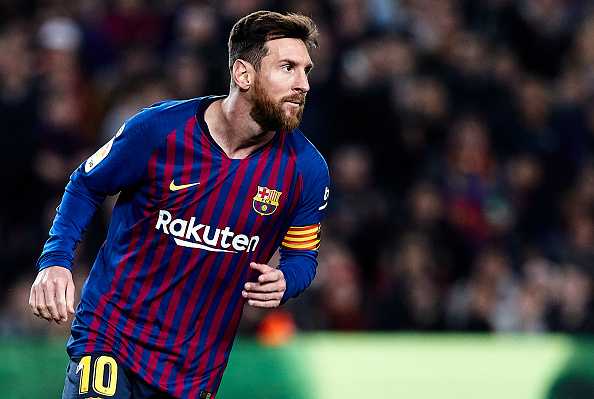 Messi's goal in training session